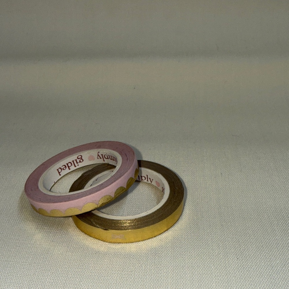 Simply Gilded Pink and Gold Washi Tape Set